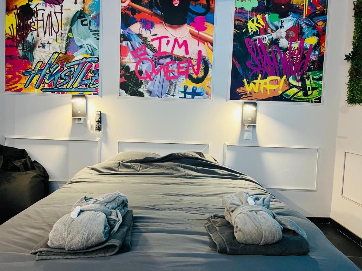 Capsule Street Art - Sauna- Jacuzzi - Playstation 5 - Billard - Netflix - Home Cinema - Terrasse Douai Zewnętrze zdjęcie